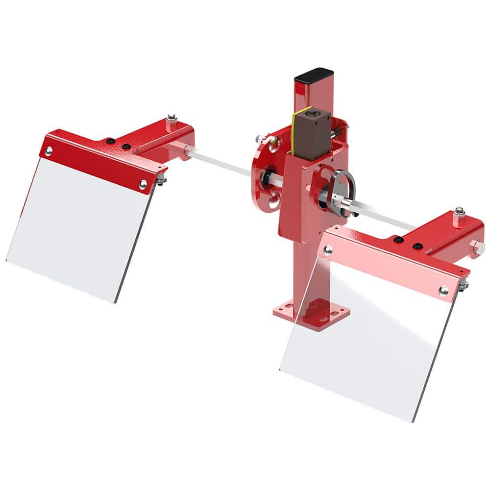 Rockford Systems - Chip Guards & Cutting-Point Shields; Type: Shield & Mount ; Shield Style: Flat ; Base Type: Direct Mount ; Shield Material: Polycarbonate ; Shield Width (Inch): 12 ; Shield Length (Inch): 14 - Exact Tool & Supply