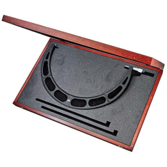 Starrett - Mechanical Outside Micrometers; Minimum Measurement (mm): 525.00 ; Maximum Measurement (mm): 550.00 ; Graduation (mm): 0.01 ; Features: Starrett Satin Chrome Finish - No Glare - Exact Tool & Supply