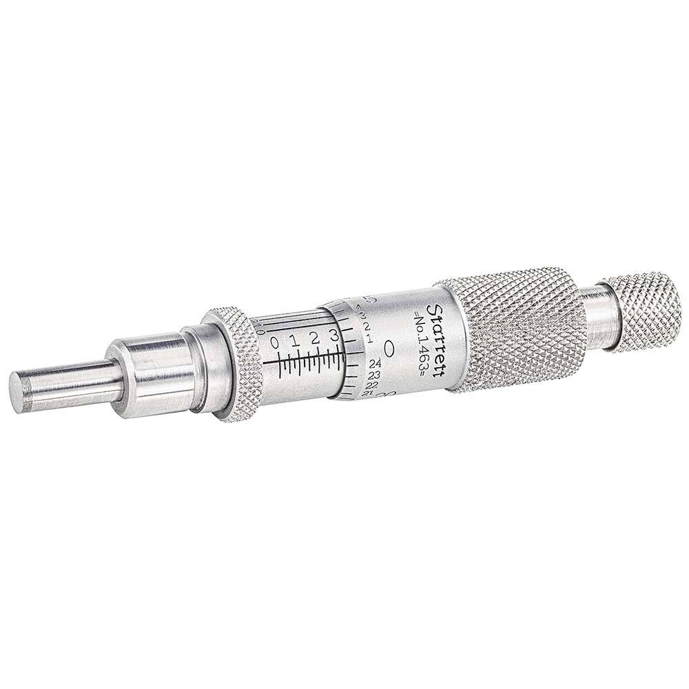 Starrett - Mechanical Micrometer Heads; Minimum Measurement (Inch): 0 ; Minimum Measurement (Decimal Inch): 0 ; Maximum Measurement (mm): 0.50 ; Maximum Measurement (Inch): .5 ; Thimble Diameter (mm): 18.00 ; Thimble Diameter (Decimal Inch): 0.7500 - Exact Tool & Supply