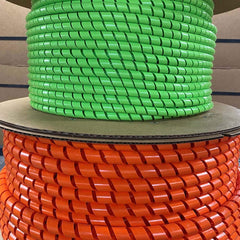 MM Newman - Cable Sleeves; Sleeve Type: Spiral Bundling; Expandable; Wire & Hose Harness; Automotive; Wrap-around; Spiral Wrap ; Inside Diameter (Decimal Inch): 0.62 ; Inside Diameter (Inch): 0.62 ; Color: Green UV ; Resistance Features: Acid Resistant; - Exact Tool & Supply