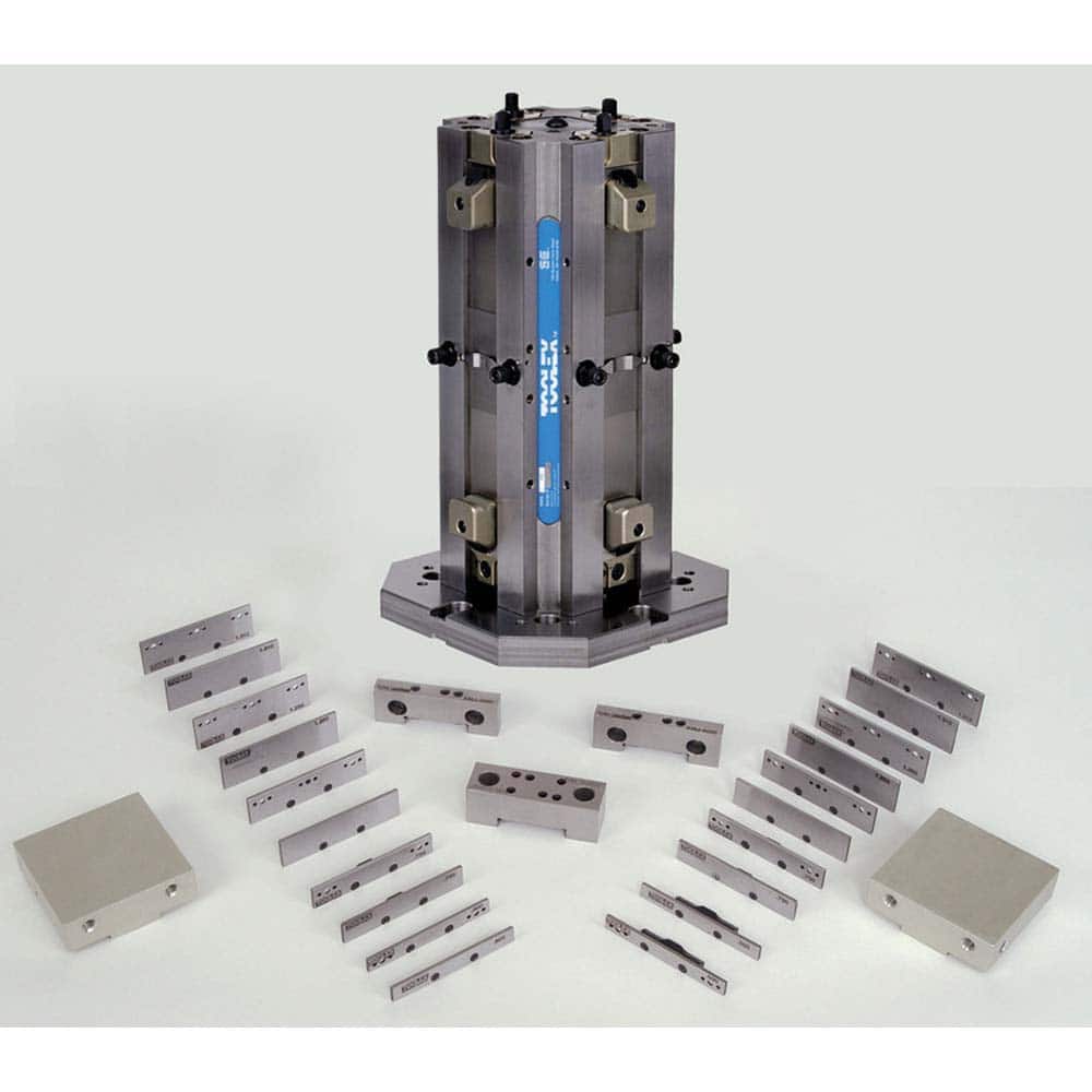 TE-CO - Machine Vises; Jaw Width (Inch): 28.5 ; Jaw Opening Capacity (Inch): 6 ; Orientation Type: Horizontal ; Number of Stations: 8 ; Base Motion Type: Stationary ; Operation Type: Manual - Exact Tool & Supply