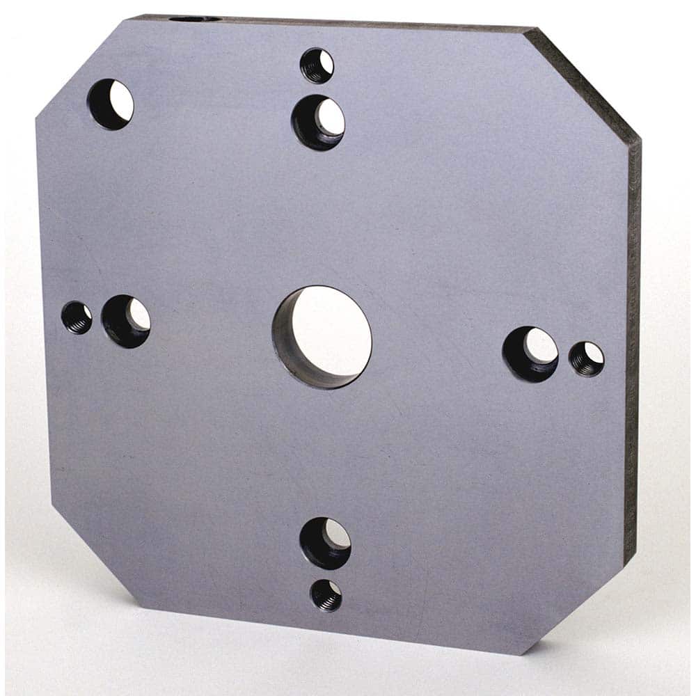 TE-CO - Vise Accessories; Product Type: Adapter Plate ; Product Compatibility: 6" Vises ; Number of Pieces: 1 ; Material: Steel ; Jaw Width (Inch): 6 ; Product Length (Inch): 12 - Exact Tool & Supply