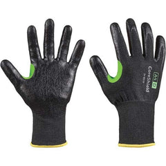 Honeywell - Size L (9), ANSI Cut Lvl A4, Puncture Lvl 1, Abrasion Lvl 6, Nitrile Coated Cut Resistant Gloves - Exact Tool & Supply