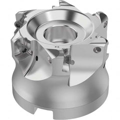 Seco - Indexable High-Feed Face Mills Cutting Diameter (mm): 66.00 Maximum Depth of Cut (mm): 1.80 - Exact Tool & Supply