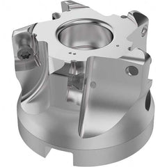 Seco - Indexable High-Feed Face Mills Cutting Diameter (mm): 52.00 Maximum Depth of Cut (mm): 1.80 - Exact Tool & Supply