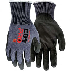 MCR Safety - Size M, ANSI Cut Lvl A5, Polyurethane Coated Cut Resistant Gloves - Exact Tool & Supply