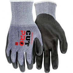 MCR Safety - Size S, ANSI Cut Lvl A3, Puncture Lvl 4, Abrasion Lvl 5, Polyurethane Coated Cut & Puncture Resistant Gloves - Exact Tool & Supply