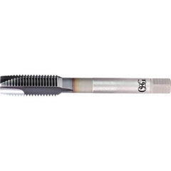 OSG - M15x2.00 Metric Class 6H 3-Flute V Finish VC-10 Spiral Point Tap - Exact Tool & Supply