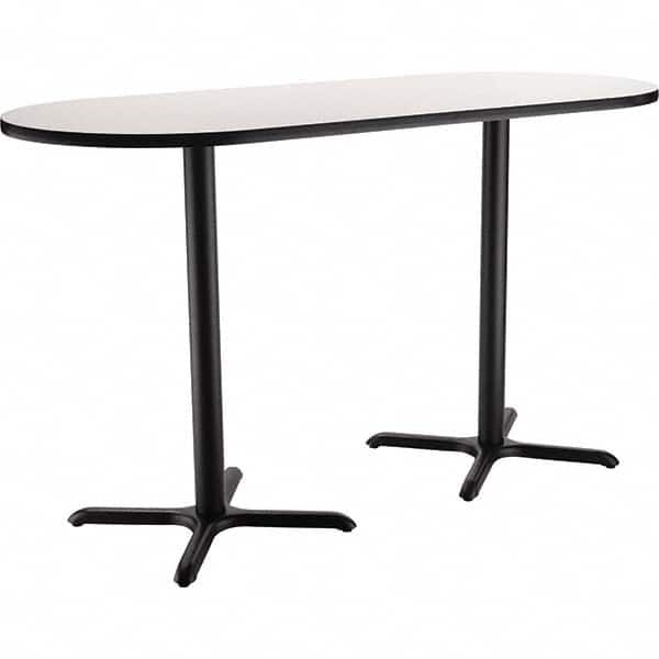 National Public Seating - Stationary Tables Type: Breakroom Material: HPL Particleboard Core w/T-Mold; Steel - Exact Tool & Supply
