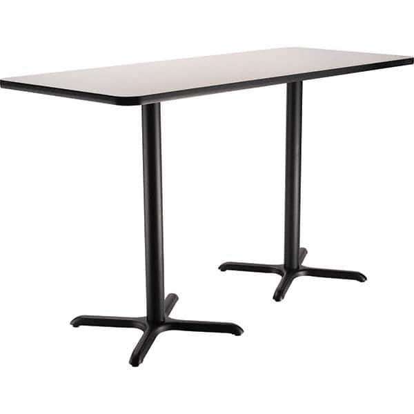 National Public Seating - Stationary Tables Type: Breakroom Material: HPL Particleboard Core w/T-Mold; Steel - Exact Tool & Supply