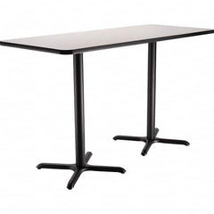 National Public Seating - Stationary Tables Type: Breakroom Material: HPL Particleboard Core w/T-Mold; Steel - Exact Tool & Supply