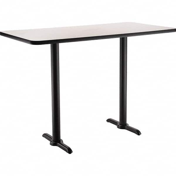 National Public Seating - Stationary Tables Type: Breakroom Material: HPL Particleboard Core w/T-Mold; Steel - Exact Tool & Supply