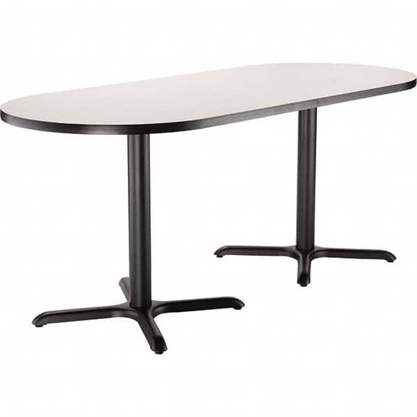 National Public Seating - Stationary Tables Type: Breakroom Material: HPL Particleboard Core w/T-Mold; Steel - Exact Tool & Supply