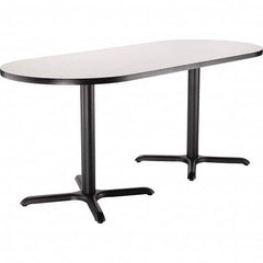 National Public Seating - Stationary Tables Type: Breakroom Material: HPL Particleboard Core w/T-Mold; Steel - Exact Tool & Supply