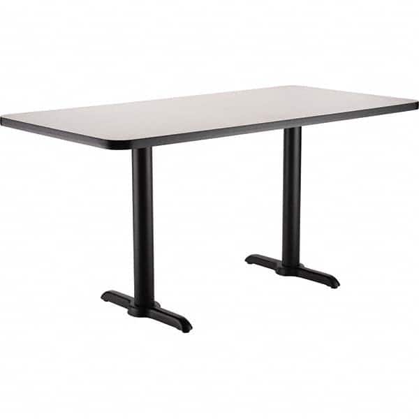 National Public Seating - Stationary Tables Type: Breakroom Material: HPL Particleboard Core w/T-Mold; Steel - Exact Tool & Supply
