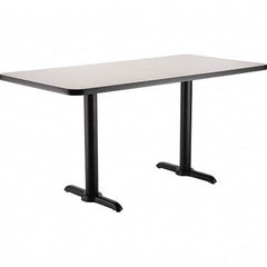 National Public Seating - Stationary Tables Type: Breakroom Material: HPL Particleboard Core w/T-Mold; Steel - Exact Tool & Supply
