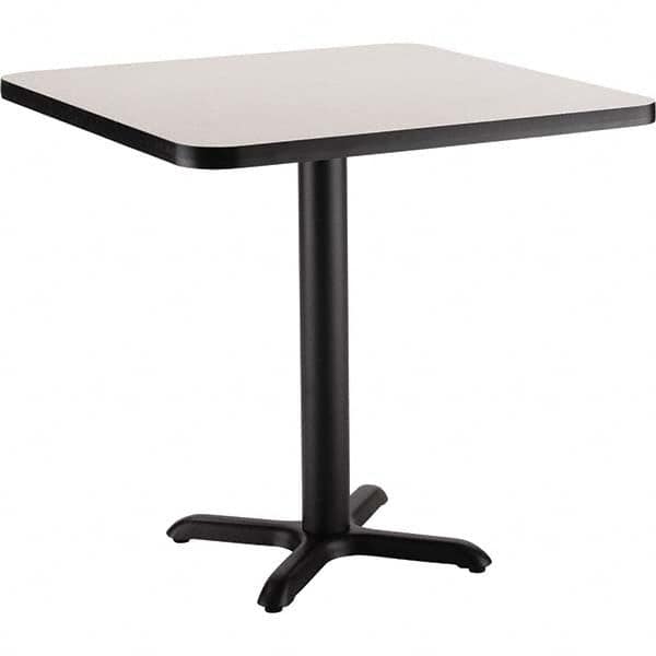 National Public Seating - Stationary Tables Type: Breakroom Material: HPL Particleboard Core w/T-Mold; Steel - Exact Tool & Supply