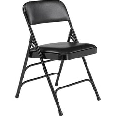 National Public Seating - Folding Chairs Pad Type: Folding Chair w/Vinyl Padded Seat Material: Vinyl; Steel - Exact Tool & Supply