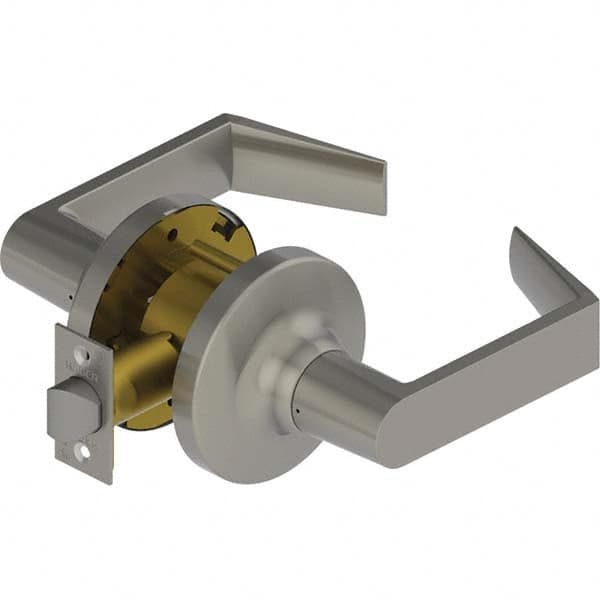Hager - Privacy Lever Lockset for 1-3/8 to 2" Doors - Exact Tool & Supply