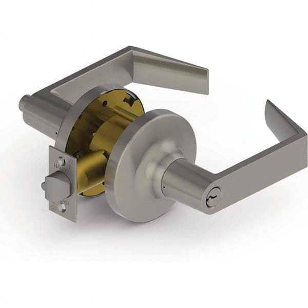 Hager - Entrance Lever Lockset for 1-3/8 to 2" Doors - Exact Tool & Supply