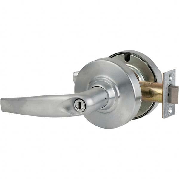 Schlage - Privacy Lever Lockset for 1-5/8 to 2-1/8" Doors - Exact Tool & Supply