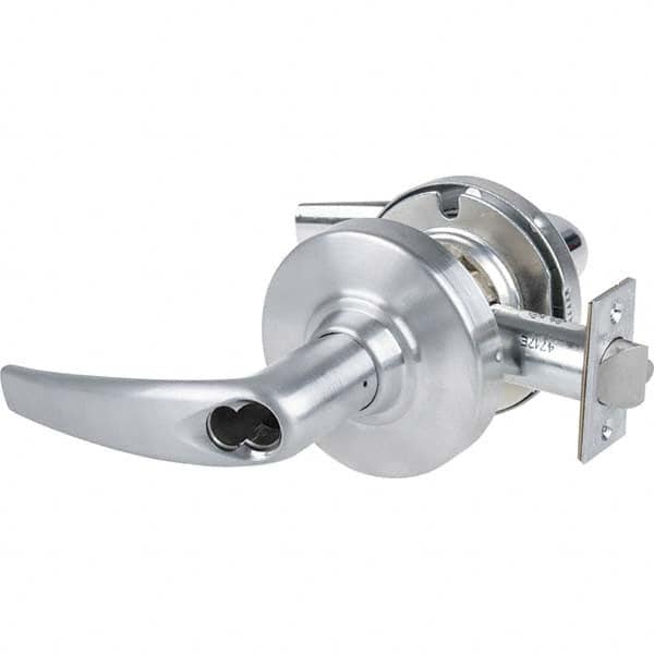 Schlage - Storeroom Lever Lockset for 1-5/8 to 2-1/8" Doors - Exact Tool & Supply