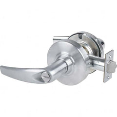 Schlage - Privacy Lever Lockset for 1-5/8 to 2-1/8" Doors - Exact Tool & Supply