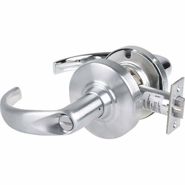 Schlage - Privacy Lever Lockset for 1-5/8 to 2-1/8" Doors - Exact Tool & Supply