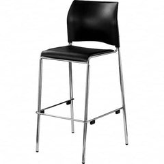 National Public Seating - Stationary Stools Type: Stool with Back Base Type: Standard - Exact Tool & Supply