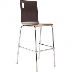 National Public Seating - Stationary Stools Type: Stool with Back Base Type: Standard - Exact Tool & Supply