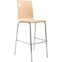 National Public Seating - Stationary Stools Type: Stool with Back Base Type: Standard - Exact Tool & Supply