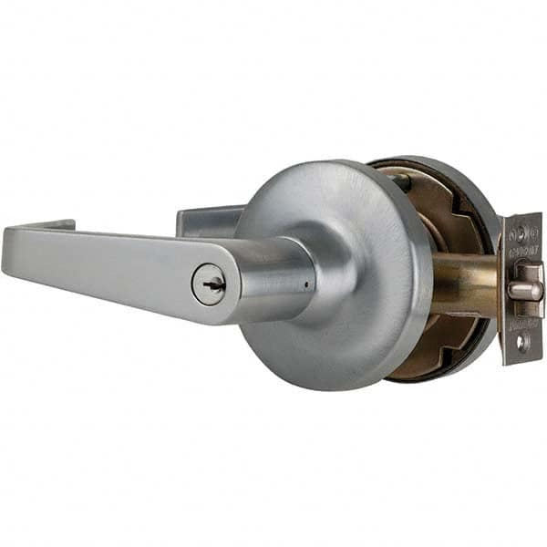 Falcon - Entrance Lever Lockset for 1-5/8 to 2-1/8" Doors - Exact Tool & Supply