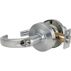 Schlage - Storeroom Lever Lockset for 1-5/8 to 2-1/8" Doors - Exact Tool & Supply