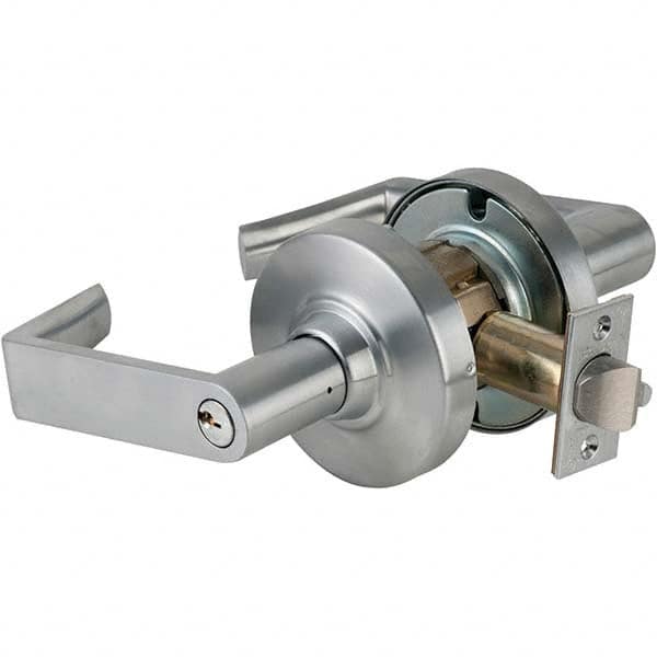 Schlage - Classroom Lever Lockset for 1-5/8 to 2-1/8" Doors - Exact Tool & Supply