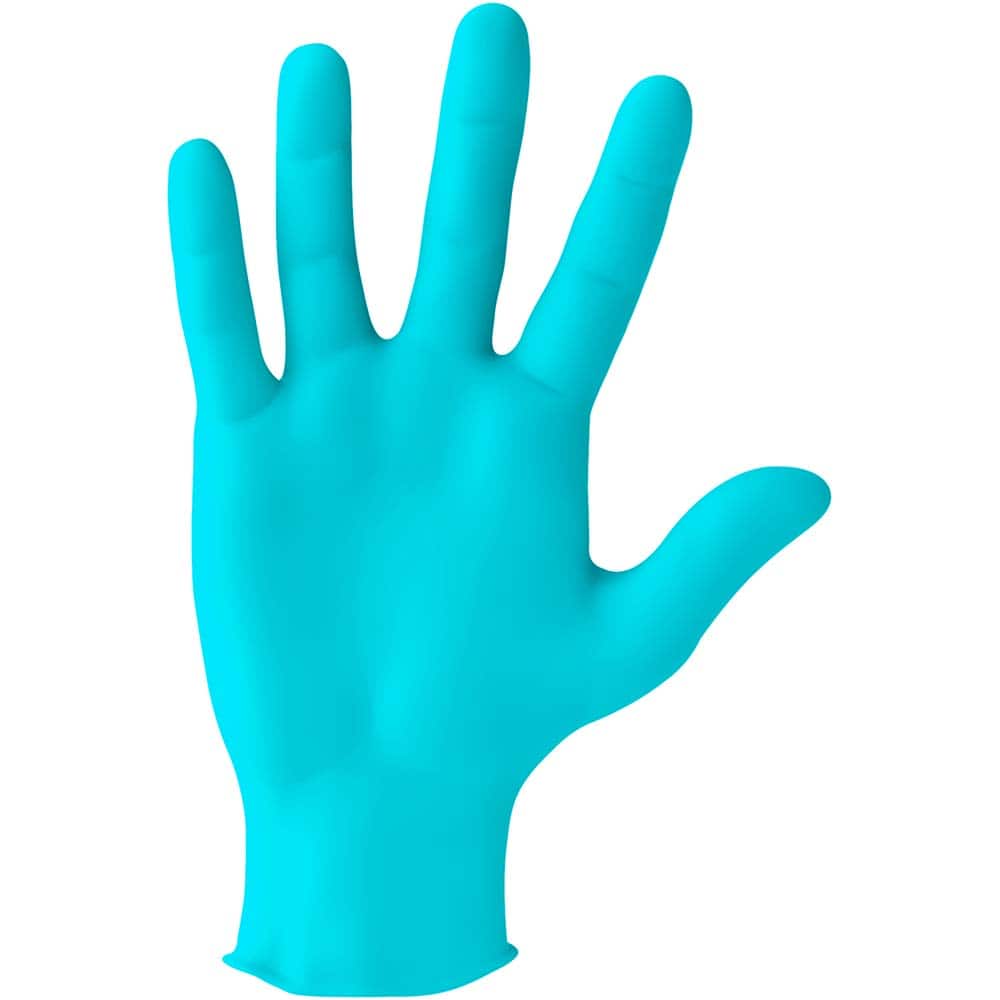 Value Collection - 1 Case of 10 Boxes of 100 Gloves Per Box. Size Large 5 mil Industrial Grade Powder Free Nitrile Disposable Gloves - Exact Tool & Supply