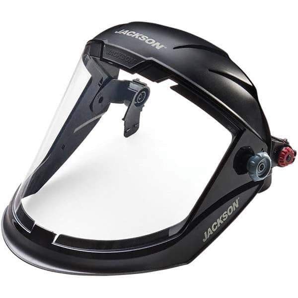 Jackson Safety - Nylon Black Adapter Adjustment Face Shield - Exact Tool & Supply