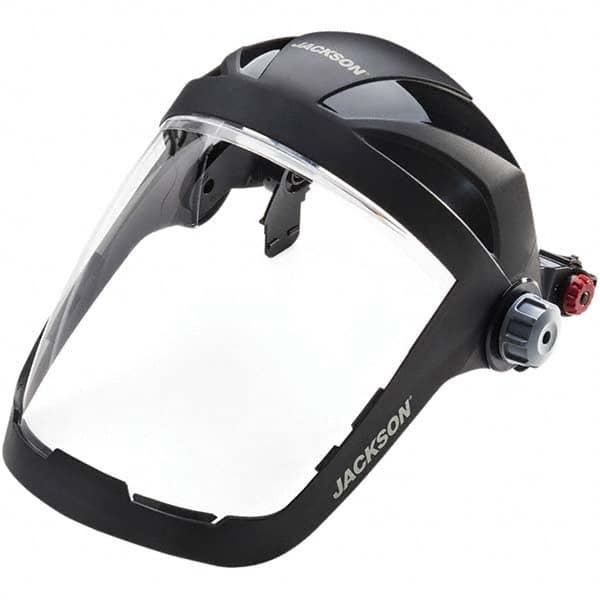 Jackson Safety - Nylon Black Adapter Adjustment Face Shield - Exact Tool & Supply