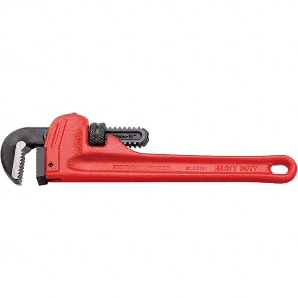 Rothenberger - Pipe Wrenches Type: Heavy Duty Pipe Wrench Maximum Pipe Capacity (Inch): 1-1/2 - Exact Tool & Supply