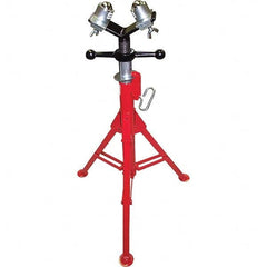Rothenberger - Pipe Support Stands & Jacks Type: Hi-Jack With Dual-Wheel Roller Head Minimum Pipe Diameter: 1/2 (Inch) - Exact Tool & Supply