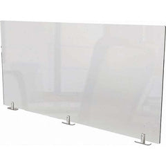 Ghent - 18" x 59" Partition & Panel System-Social Distancing Barrier - Exact Tool & Supply