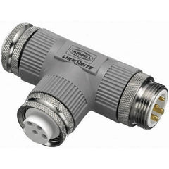 Hubbell Wiring Device-Kellems - Single Pole Plugs & Connectors Connector Type: Tapping Tee End Style: Male-Female-Female - Exact Tool & Supply