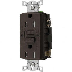 Bryant Electric - GFCI Receptacles Grade: Commercial Color: Brown - Exact Tool & Supply