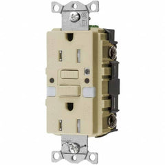 Bryant Electric - GFCI Receptacles Grade: Commercial Color: Ivory - Exact Tool & Supply