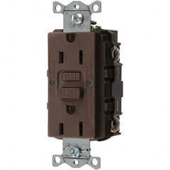 Bryant Electric - GFCI Receptacles Grade: Commercial Color: Brown - Exact Tool & Supply