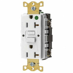 Bryant Electric - GFCI Receptacles Grade: Hospital Color: White - Exact Tool & Supply