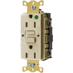 Bryant Electric - GFCI Receptacles Grade: Hospital Color: Ivory - Exact Tool & Supply