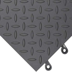 Wearwell - 1 10-Piece 18" Long x 18" Wide x 7/8" Thick, Anti-Fatigue Modular Matting System - Exact Tool & Supply