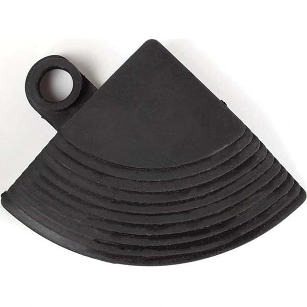 Wearwell - 1 4-Piece 4" Long x 3" Wide x 5/8" Thick, Modular Matting System - Exact Tool & Supply