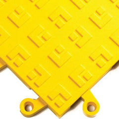 Wearwell - 1 10-Piece 18" Long x 18" Wide x 7/8" Thick, Anti-Fatigue Modular Matting System - Exact Tool & Supply