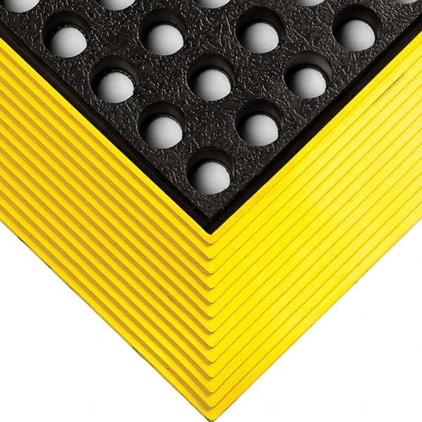 Wearwell - 4' Long x 3' Wide x 5/8" Thick Dry/Wet Environment Heavy Duty Anti-Fatigue Matting - Exact Tool & Supply